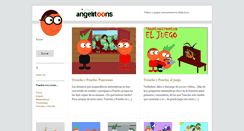 Desktop Screenshot of angelitoons.com