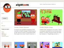 Tablet Screenshot of angelitoons.com